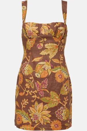 SIR Floral linen minidress