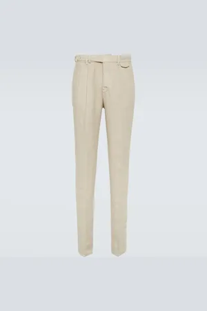 Brunello Cucinelli Linen slim pants