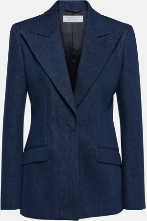 GABRIELA HEARST Leiva single-breasted denim blazer