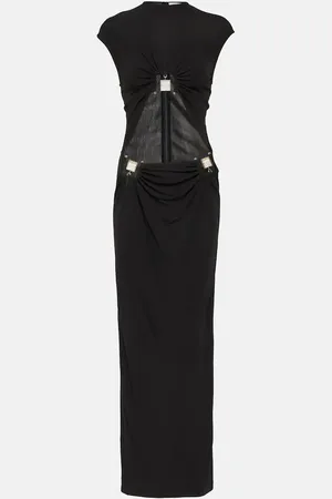 CHRISTOPHER ESBER Embellished cutout jersey maxi dress