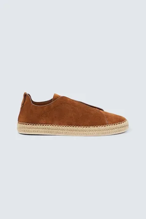 Ermenegildo Zegna Triple Stitch suede espadrilles