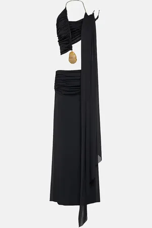 CHRISTOPHER ESBER Embellished jersey maxi dress