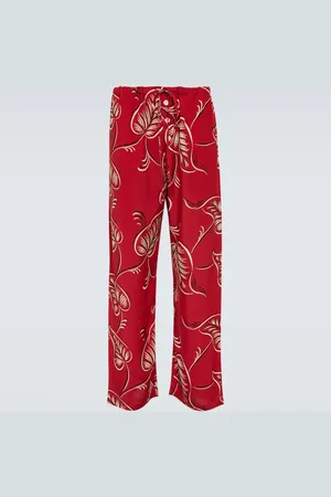 BODE Creeping Begonia printed pajama pants