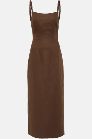 SIR Primrose ruched cotton minidress