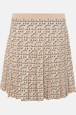 Tory Burch Monogram pleated miniskirt