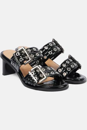 Ganni Quilted mules
