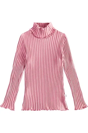 Il gufo Ribbed-knit cotton-blend jersey top