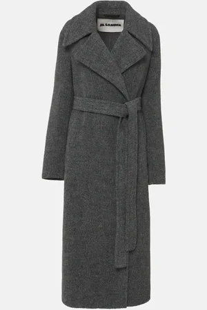 Jil Sander Belted wool-blend pile coat