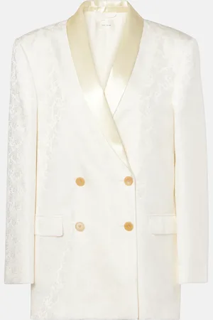 The Row Jerome silk jacquard blazer