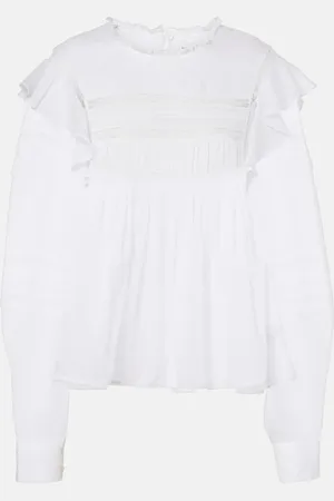 Marant Etoile Ganael cotton voile blouse