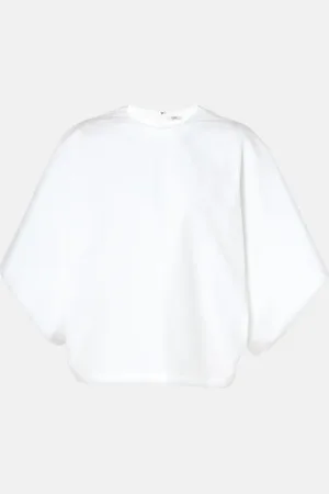 Fforme Tenley draped cotton top