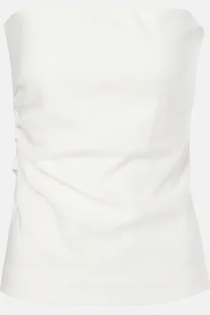 SIR Dorian linen-blend tube top