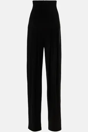 Norma Kamali High-rise straight pants