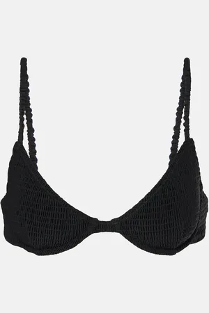 Totême Smocked bikini top