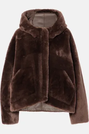 Blancha Cropped shearling jacket