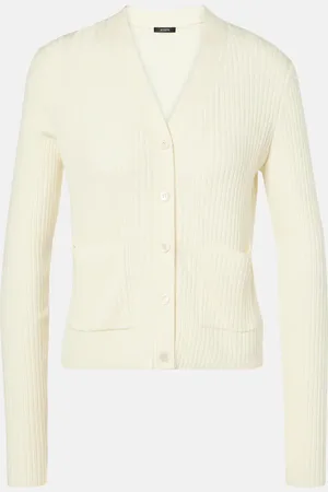 Joseph Ribbed-knit wool cardigan