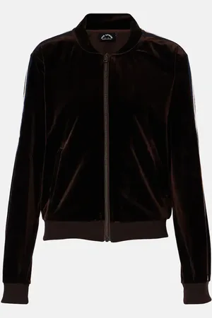 The Upside Castilllon Kasia velvet track jacket