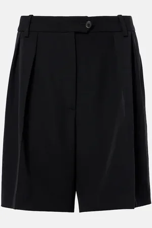 The Row Efron wool shorts