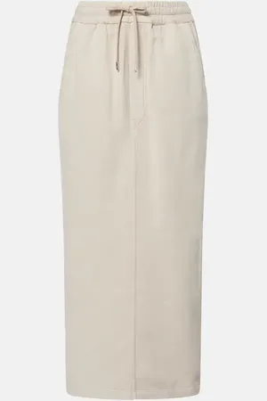 Marant Etoile Noreen cotton jersey midi skirt