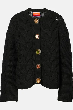 La DoubleJ Portrait embellished cardigan