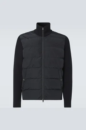 HERNO Wool-trimmed down jacket