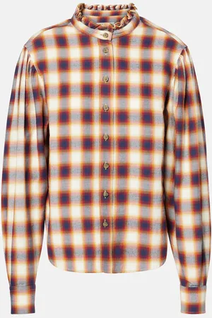 Marant Etoile Janci checked cotton shirt