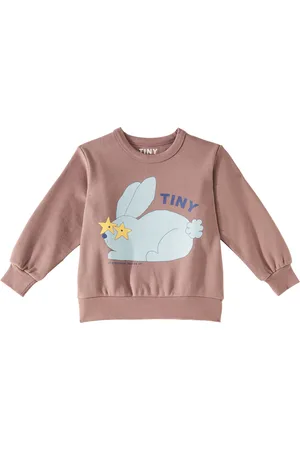 Tiny Cottons Rabbit printed cotton sweatshirt