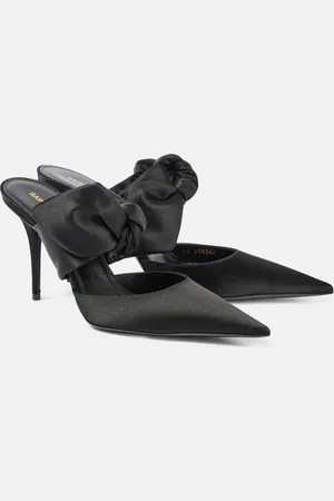 Saint Laurent Barbara 90 satin mules