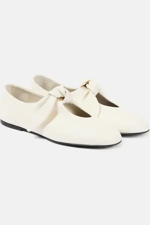 CO Bow-detail leather flats