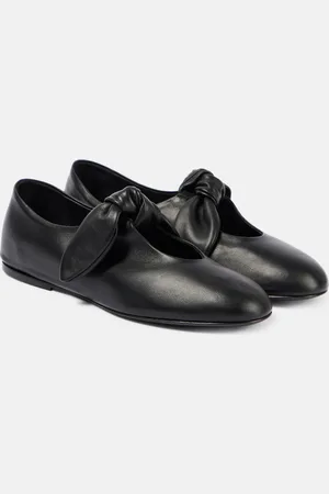 CO Bow-detail leather flats