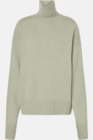 Ami Ami De CÅur wool and cashmere turtleneck sweater
