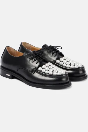 Mach & Mach Sirene embellished leather loafers
