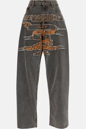 Y / PROJECT Evergreen high-rise wide-leg jeans