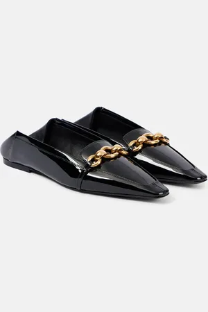 Saint Laurent Le Maillon convertible patent leather mules