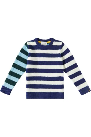 Scotch&Soda Striped cotton-blend sweater