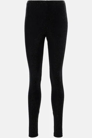 JUNYA WATANABE Glitter velvet leggings