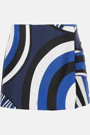 Puccini Iride silk twill miniskirt