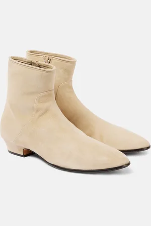 The Row Awar 25 suede ankle boots