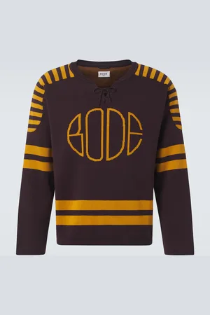 BODE Rink cotton jacquard sweater