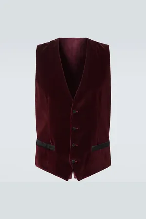 Dolce & Gabbana Cotton and silk velvet vest