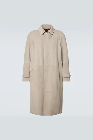 Brunello Cucinelli Suede overcoat