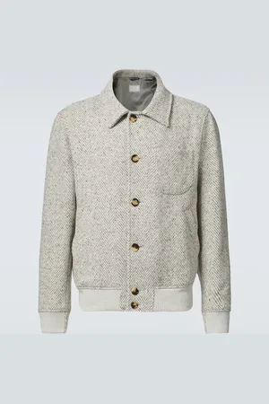 Brunello Cucinelli Virgin wool bomber jacket