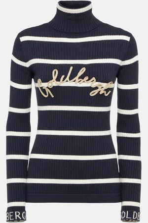 Goldbergh Mimi striped logo sweater