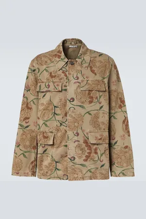 OUR LEGACY Uniform floral cotton field jacket
