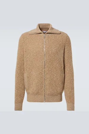 Brunello Cucinelli Zip-up wool and cashmere cardigan