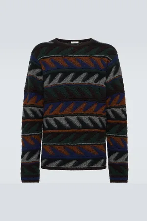 The Row Bakou intarsia cashmere and silk sweater