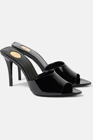 Saint Laurent Romy patent leather mules