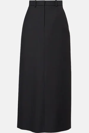 The Row Roux wool and silk maxi skirt