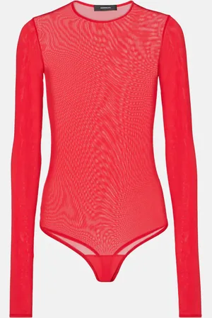 WARDROBE.NYC Sheer mesh bodysuit