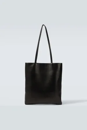The Row Flat leather tote bag